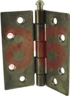 RVS Scharnier vierk. 65x65mm