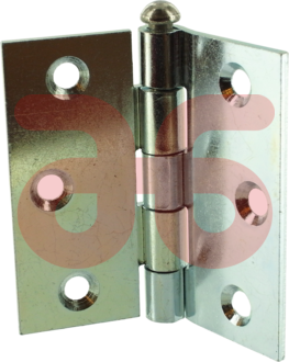 Scharnier vierk.65x65mm gebichromatiseerd