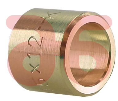 Soldeerring 15x14mm messing