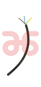 A100m huishoudkabel 3x0.75  zw