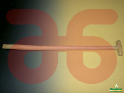 Blijhamsteel gebogen 110 cm