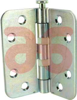 Knopscharn.rondeh.gegalv. 90x90 + nylon lager