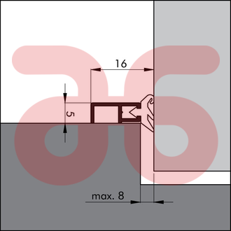 Ellen tochtstrip ats a 300cm