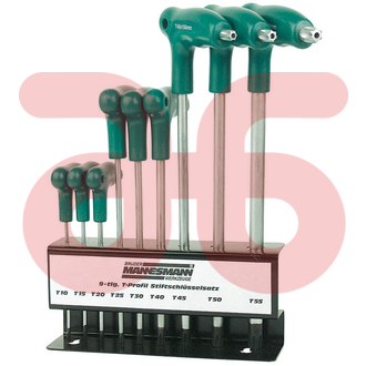 T-greep torx set 9-dlg met houder