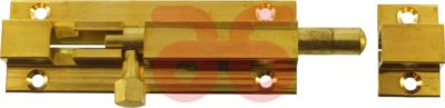 Profielgrendel messing   80x25