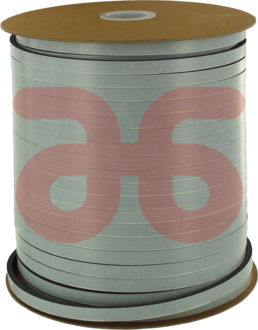 Glasband pe band grijs 9x4mm