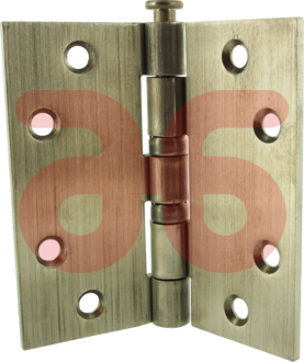RVS Kogelscharn.vierk. 75x75mm
