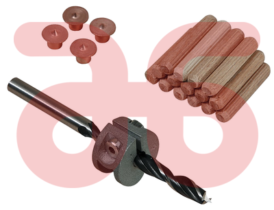 Deuvels met boor 10mm 2918