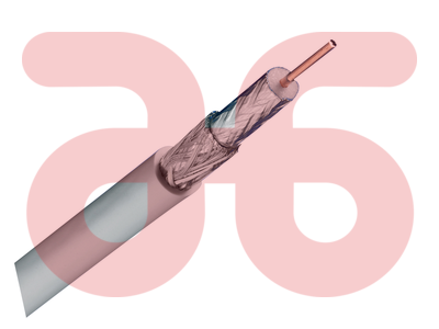 Coax kabel wit 75 ohm zwaar