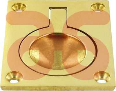 Luikring messing 38x50mm