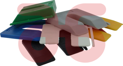 Uitvulplaatje  5mm kleur rood