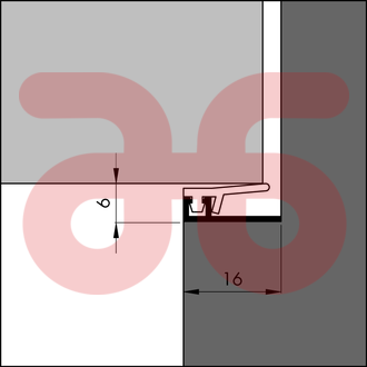 Ellen nieuwbouwstrip aib 4-n 300cm