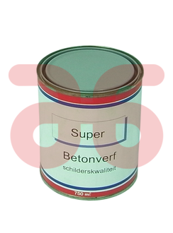 Betonverf grijs inh.0,75ltr
