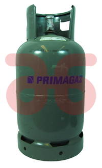 Fles gas+vulling inhoud 10,5kg