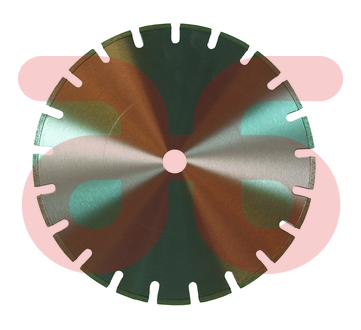 Diamantzaagblad 450 x 25.4