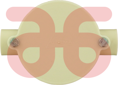 Middentrekdoos pvc wit 5/8