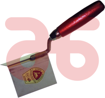 Hoektroffel rond buiten 70mm