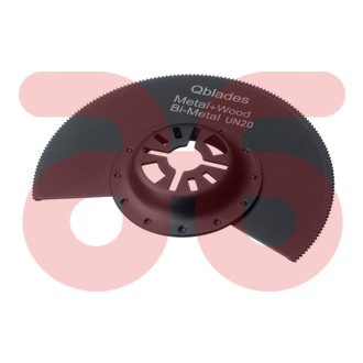 Qblades segmentblad bi-metaal 88mm UN20