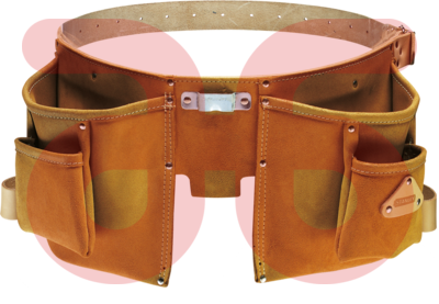 Gereedschapsgordel dubbel
