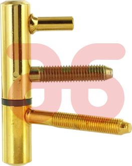 Inboorpaumelle 75x14mm verguld