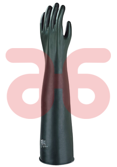 Handschoen rubber lang model 400