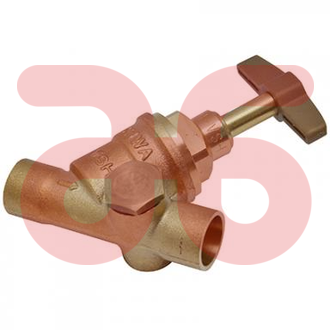 Stopkraan 28mm met aftap