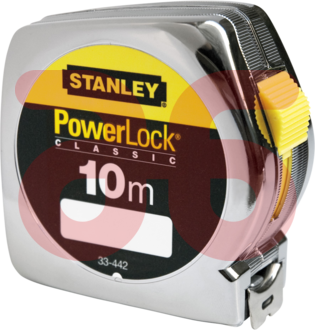 Stanley rolbandmaat 10mtr 25mm powerlock