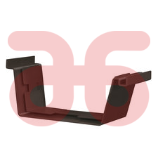Verbindingsstuk voor bakgoot 180mm bruin