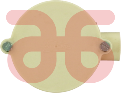 Einddoos pvc wit 5/8