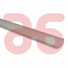 Mastgoot 4 meter halfrond 150mm grijs