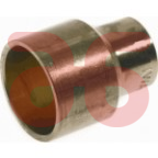 Verloopsok 15x12mm messing