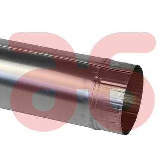 aluminium afvoerpijp 70mm 100cm