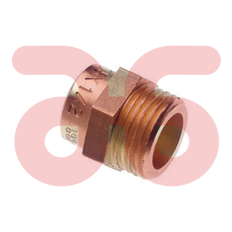 Puntstuk 3/8x15mm messing