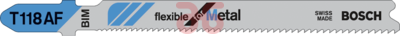 Dec zaagbladen a5 st t118af (flexibel metaal)