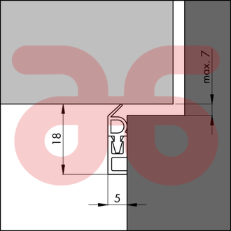 Ellen tochtstrip pts pvc wit