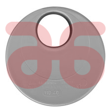 Verloopring 75x50mm grijs PVC