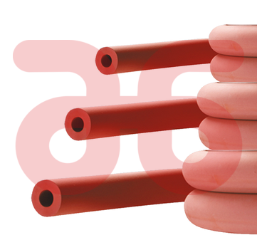 Rubber slang rood 25mm