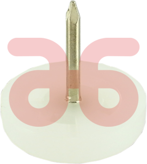 Glijnagels pvc wit 20mm