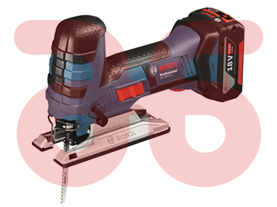 Bosch accu decoupeerzaagmachine recht GST18V-Li S Body