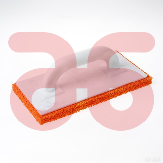 Schuurbord oranje 10mm 14x23cm