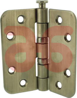 RVS Kogelscharnier rondeh. 90x90mm