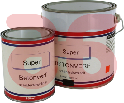 Betonverf grijs inh.2.5ltr