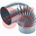 Elleboog verz. 90graden 105mm