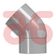 Bocht 40mm 45 graden 1x mof