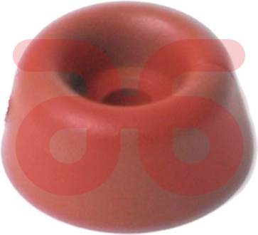 Closetdop bruin   20x10mm