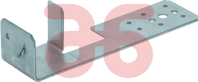Randbekistings-anker vlak 30x2