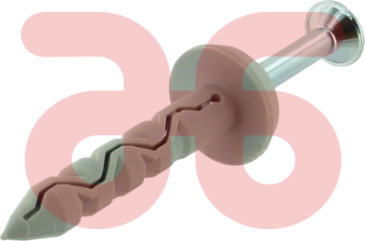 Kraagplug m8x45 incl.nagel met
